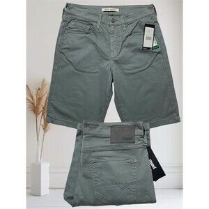 Mavi John Stretch Twill Men's 5 Pocket Shorts Size 30 Grey Color